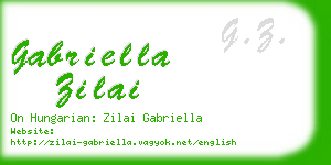 gabriella zilai business card